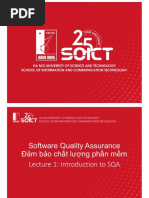 Lecture 1 Introduction To SQA