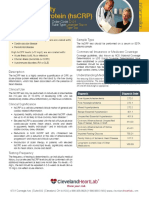 High Sensitivity C-Reactive Protein (HSCRP) : CPT Code Sample Type Order Code Tube Type