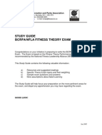 Fitness Theory Study Guide 2004