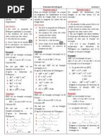 Utilisation de Pythagore Exercices Types