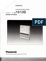 KX-T61610B Manual