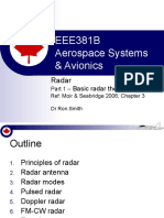 EEE381B Aerospace Systems & Avionics: Radar