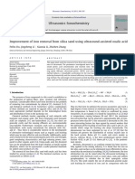 Improvement of Iron Removal From Silica Sand Using