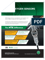 Oxygen Sensors: NTK Oxygen Sensors Manufactures and Supplies Over Half of Original Equipment (OE) Oxygen Sensors