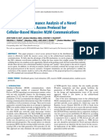 Design and Performance Analysis of A Novel Distributed Queue Access Protocol For Cellular-Based Massive M2M Communications