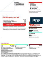 Electricity and Gas Bill: Please Pay Now 57.36