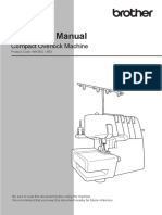 Operation Manual: Compact Overlock Machine