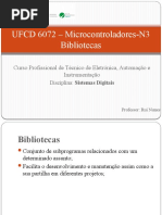 UFCD 6072 - Microcontroladores - Bibliotecas