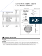 Instruction Sheet Is-Jle2809 Style Number: Jle2809Is: Package Contents