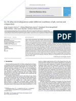 Co-Ni Alloy Electrodeposition Under Different Conditions of PH, Current And-Annotated