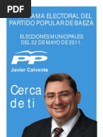 Programa Electoral PP BAEZA