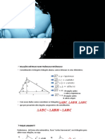 Relações Métricas No Triângulo Retângulo - 9 Ano