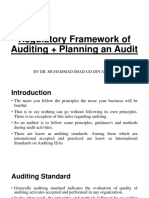 Regulatory Framework of Auditing