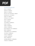 Verbs With Fixed Prepositions A2 - 2021