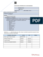 Acta de Capacitacion A Personal