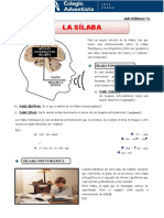 U8 - Actividad de Aprendizaje 10 - La Sílaba