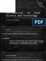 Chapter 1. Introduction To Food Science Technology