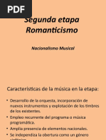 Segunda Etapa Romanticismo