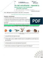 Geología. Tiempos Geológicos. Estudiantes