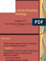 SQ3R: A Study Reading Strategy: English 213 Prof. Shirley Santiago de Jiménez