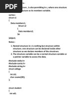 Nested Structure