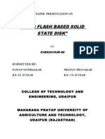 "Nand Flash Based Solid State Disk": A Paper Presentation On