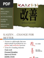 Benefits of Kaizen 3 by Group