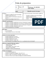 Fiche de Préparation