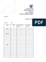 Grade 3 Learning Competencies Report