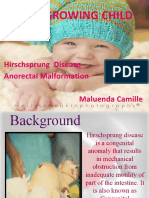 Sick Growing Child: Hirschsprung Disease Anorectal Malformation Maluenda Camille