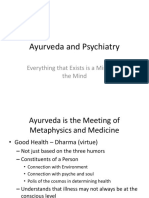 Ayurveda and Psychiatry: Everything That Exists Is A Mirage of The Mind