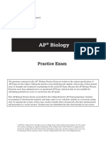 AP Biology 2008 Practice Exam