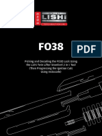 Picking and Decoding The FO38 Lock Using