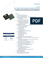 16 Channel 100 V, 2/ 4 A, 5/3 Level With RTZ, T/R Switch, High-Speed Ultrasound Pulser With Integrated Transmit Beamformer