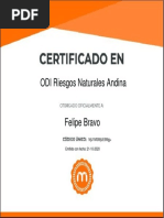 Certificado Operación Invierno