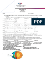 A. Directions: Read Each Item Carefully. Write Only The Letter of The Correct Answer For Each Question in The Blank