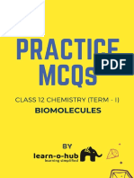 Class 12chemistry - Biomolecules - Mcqs