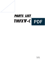 Parts List: TMFX - C