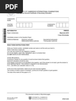 Math IGCSE 2010 Paper 2