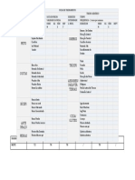 Ficha de Treinamento de Musculação