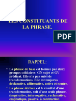 3 - Les Constituants de La Phrase