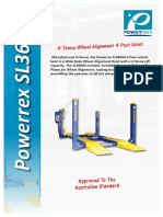 4 Tonne Wheel Alignment 4 Post Hoist: Approved To The Australian Standard