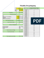 Planilha de Cálculo DropShipping V1