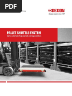 Pallet Shuttle System: Semi-Automatic High Density Storage Solution