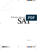 SAT Refresher Manual