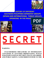 Southern Phil Seccessionist Groups & Int'l Terrorist Grps