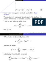 44 Power Series Solutions of Bessels Equations 14-10-2019 (14 Oct 2019) Material - I - 14 Oct 2019 - Power