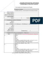 Anexo I - Modelo de Proposta de Projeto e Plano de Trabalho Dos Alunos - PIBIC 2018-2019 - ESTÁCIO BELÉM