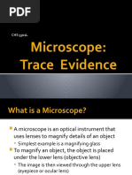 Microscope: Trace Evidence Powerpoint