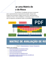 Como Usar Uma Matriz de Avaliação de Risco